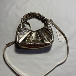 Urban Expressions Metallic Shoulder / Crossbody Bag Gold NWT